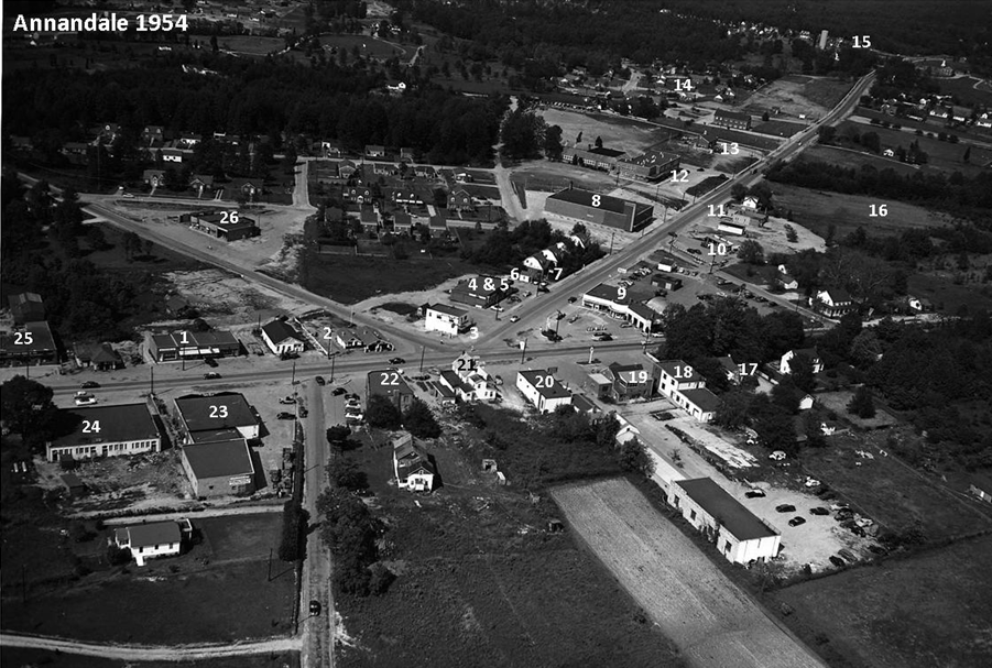 Annandale in 1954:   Photo is courtesy of the ACC photographic archive, with all rights reserved.